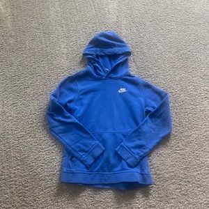 Blue Nike hoodie